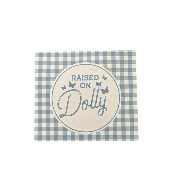 Dolly Parton Kitchen Bundle Salad Set Mini Tongs, Raised on Dolly Gingham Sign - Picture 3 of 6
